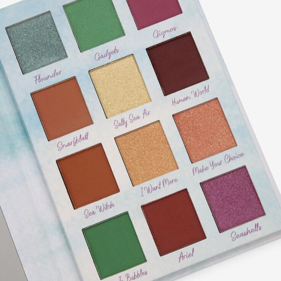 Disney Little Mermaid Ariel Sketch 12 Shade Eyeshadow Palette - Picture 2 of 9